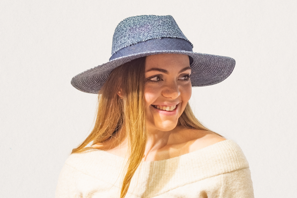 Azure Fedora Navy White Melange - Unisex - Urban Supply SA